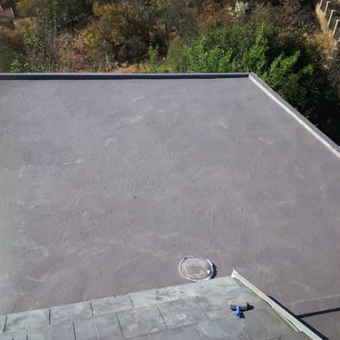 Completion of Flat concrete roof protective measures, Safari Gardens