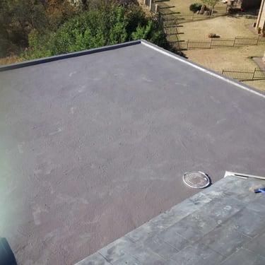 Different angle of completed Flat roof slab works, North West Province