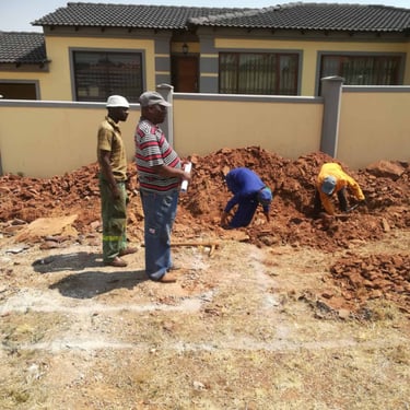 Foundation excavation Krugersdorp, Environmental Pro Construction