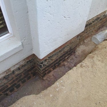 Removing damaged plaster up to 1.5 meters in Honeydew property.