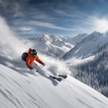 person using skiblades