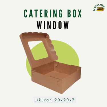 catering box window ecopacking