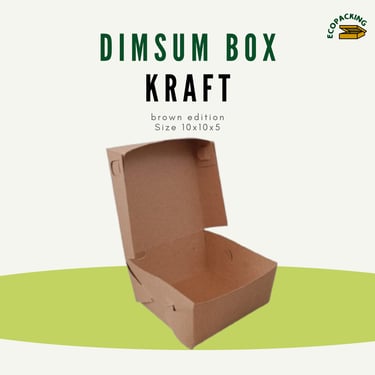 dimsum box kraft - ecopacking