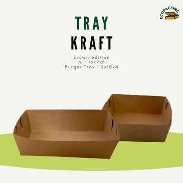 tray box kraft - ecopacking