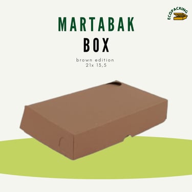 Martabak polos kraft - ecopacking