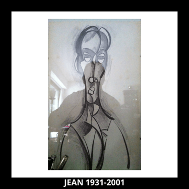 Dessin d'un homme en buste