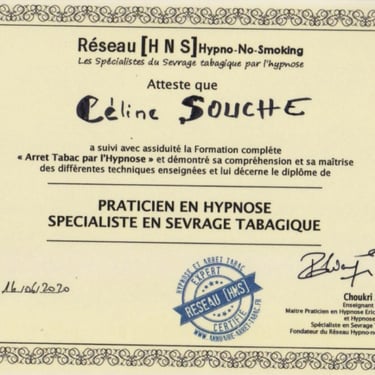 Hypno-No-Smoking diplôme
