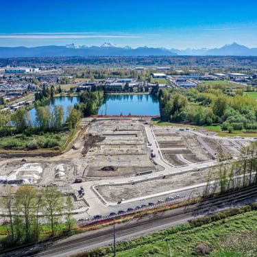 Hummingbird Crossing Development in progress to build new town homes in Marysville WA.