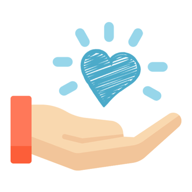 Illustration assistance / accompagnement / solidarité