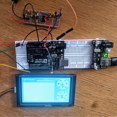 Arduino CW decoder project used for link to Pro Antennas projects