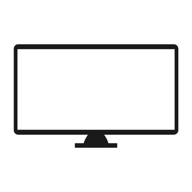 una tv pantalla plana