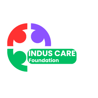 a logo for indusu care foundation