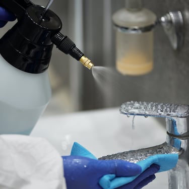 Bathroom Sink Cleaning