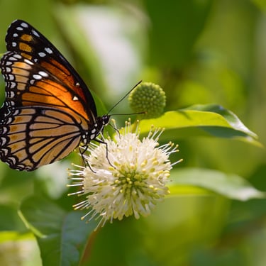 Monarch Butterfly in the garden.