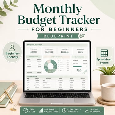 Monthly Budget Tracker For Beginners Thumbnail image