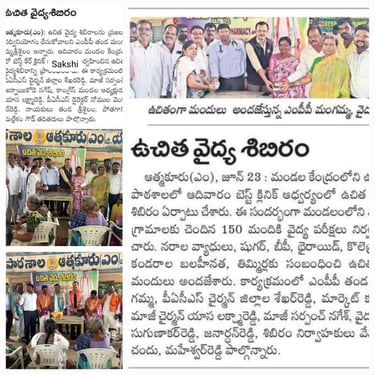 Social service @ Free Medical Camp