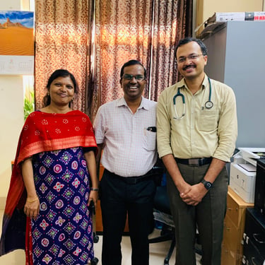 with fellow faculty colleagues
