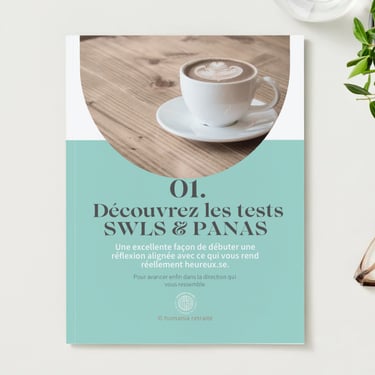page couverture du cahier gratuit pour l'évaluation du test panas et SWLS