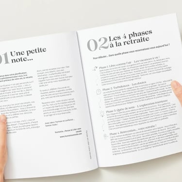 agenda planificateur pour la retraite exemple de page à l'intérieur