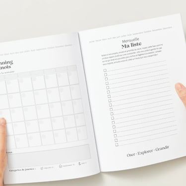 agenda planificateur pour la retraite exemple de page à l'intérieur