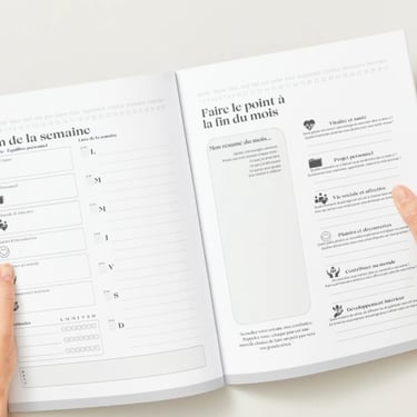 agenda planificateur pour la retraite exemple de page à l'intérieur