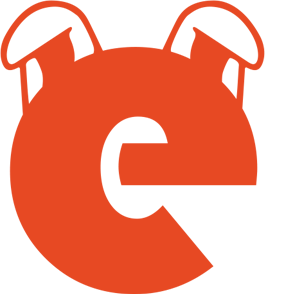 👉 Cheepet kedi macun pasta logosu köpek kulaklı E harfi tasarım görseli