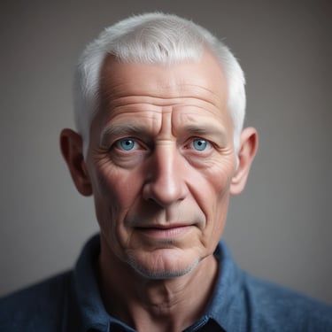 man standing near balcony