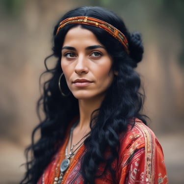 woman wearing black crew-neck shirt