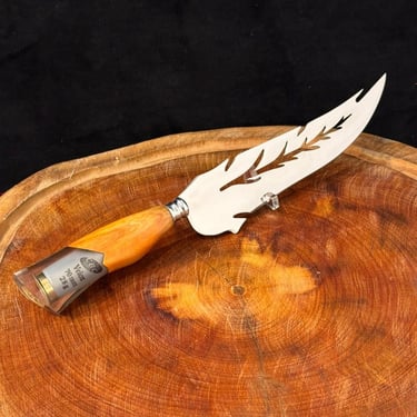 Faca de churrasco lâmina inox folha