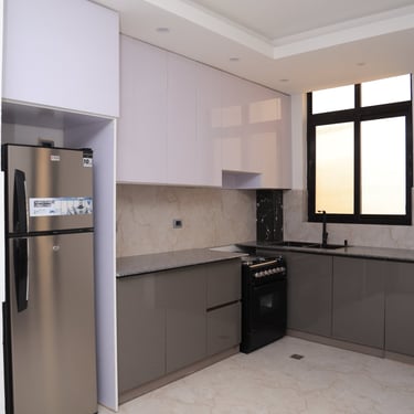 2 bedroom serviced apartment living room, Addis Ababa, modern kitchen apartment Bole Addis Ababa 