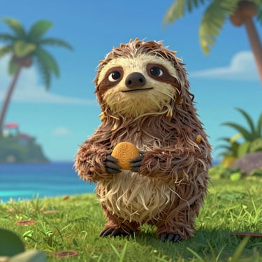 Portrait of a smiling woman with a city skyline in the background.