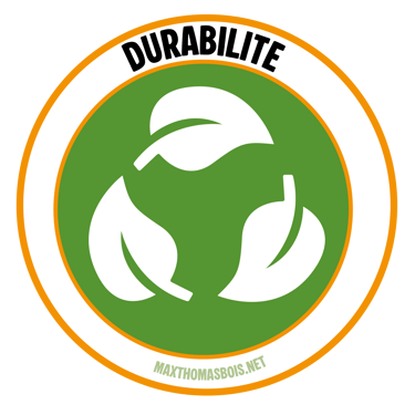 Logo de MaxThomasBois d'une carte de France du bois de chauffage durable