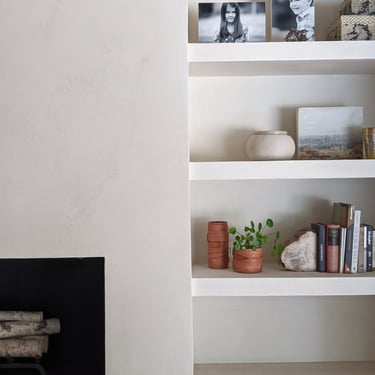 fireplace and built in