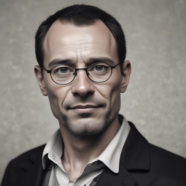 man standing near balcony