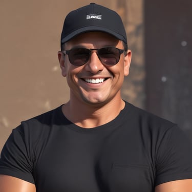 Smiling local guide welcoming tourists at the airport with a warm handshake.