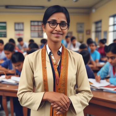 Smiling young student proudly wearing a crisp lvpl wear school uniform outdoors.