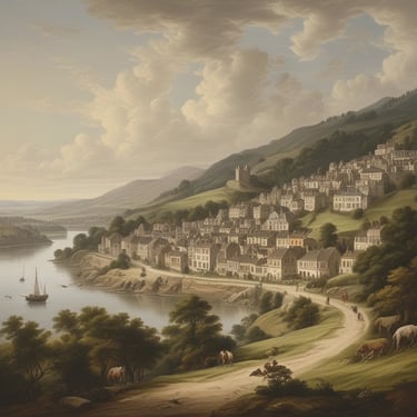 A Regency town on a hill