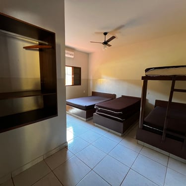 Quartos e banheiros do Rancho du Gordo, Rancho para temporada em Miguelópolis SP