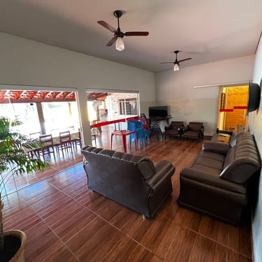 Sala Social do Rancho du Gordo, Rancho para temporada em Miguelópolis SP