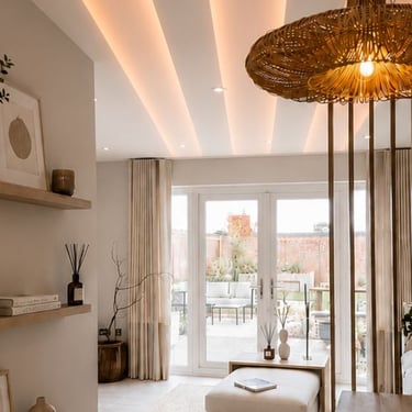 invisible heating in ceiling