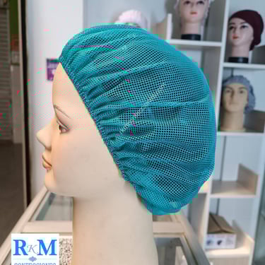 tocas-reutilizables-turquesa Cobalto---cofias-de-tela