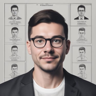 a stylized illustration of a circuit boarder