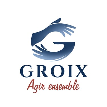 Logo de Groix, agir ensemble