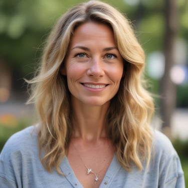 woman wearing black crew-neck shirt