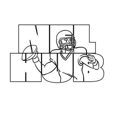 NFL HUB artist network branding used for music promotion campaigns