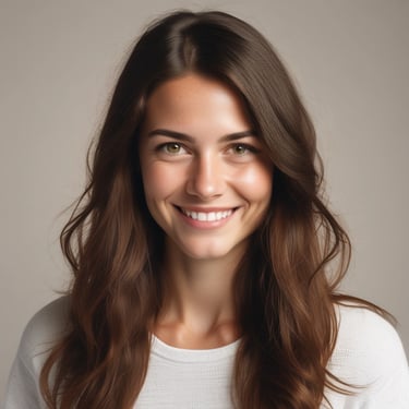 woman wearing black crew-neck shirt