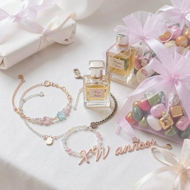 recuerdos perfumes pulseras collares 