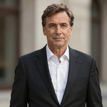 A satisfied business client shaking hands with a qualikraft consultant in a modern office.