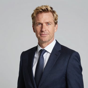 A satisfied business client shaking hands with a qualikraft consultant in a modern office.