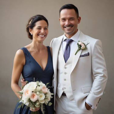 woman with brown hair wearing white and black floral hijab